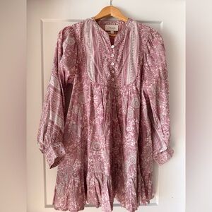 Cleobella Mauve Floral Blouse